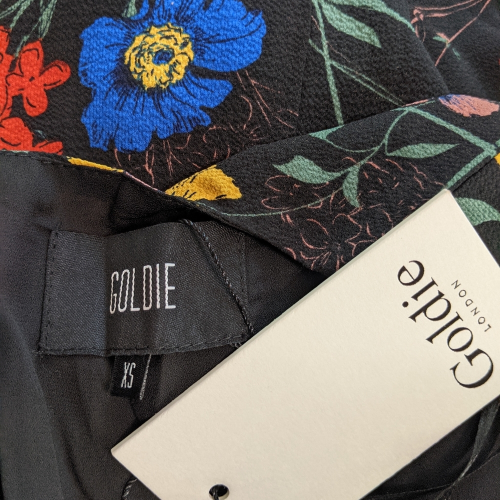 NWT Goldie London Floral Midi Dress - Picture 4 of 5